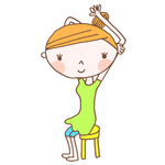 肩のストレッチ　Shoulder stretch